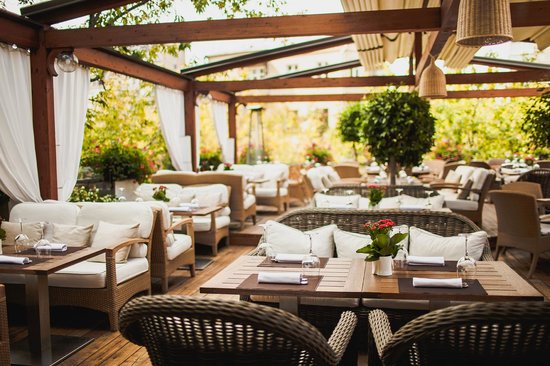 summer terrace on the 1